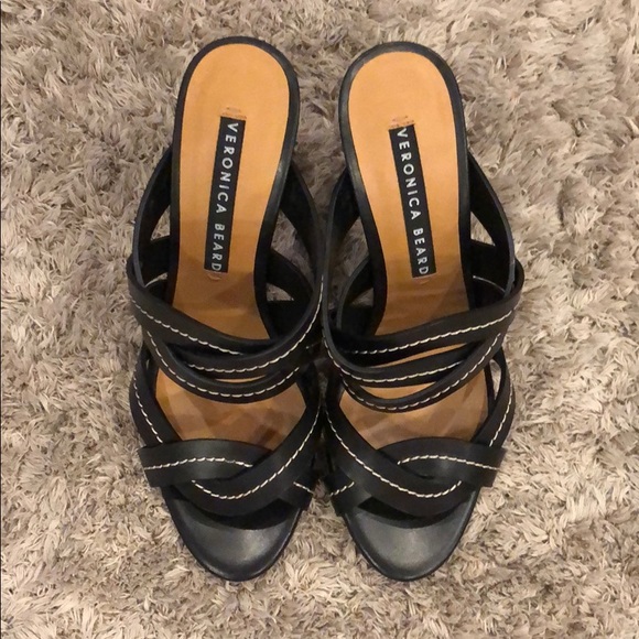 Veronica Beard Macey Vachetta Leather Sandal NEW - Picture 3 of 11